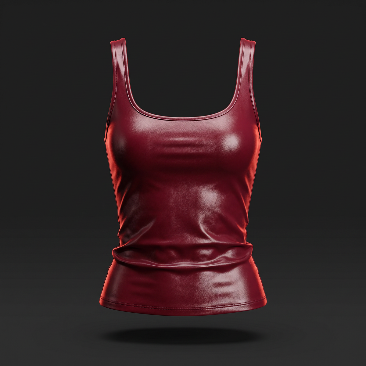 Shine Tank Top - Burgundy