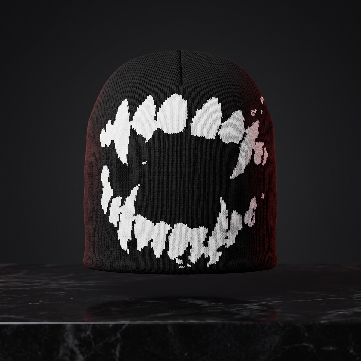 Fang Beanie - Black