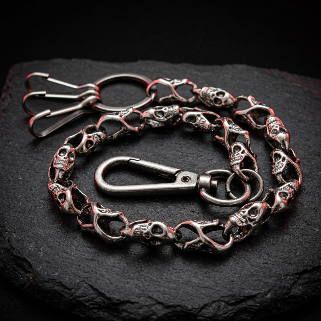 Skull Link Wallet Chain